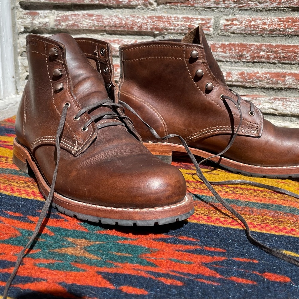 Wolverine Women’s Original 1000 Mile Brown Leather Ankle Boots size 11